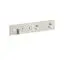 AXOR-HG-AXOR-ShowerSolutions-Thermostatmodul-Select-460-90-Unterputz-fuer-2-Verbraucher-Edelstahl-Optic-18355800 gallery number 1
